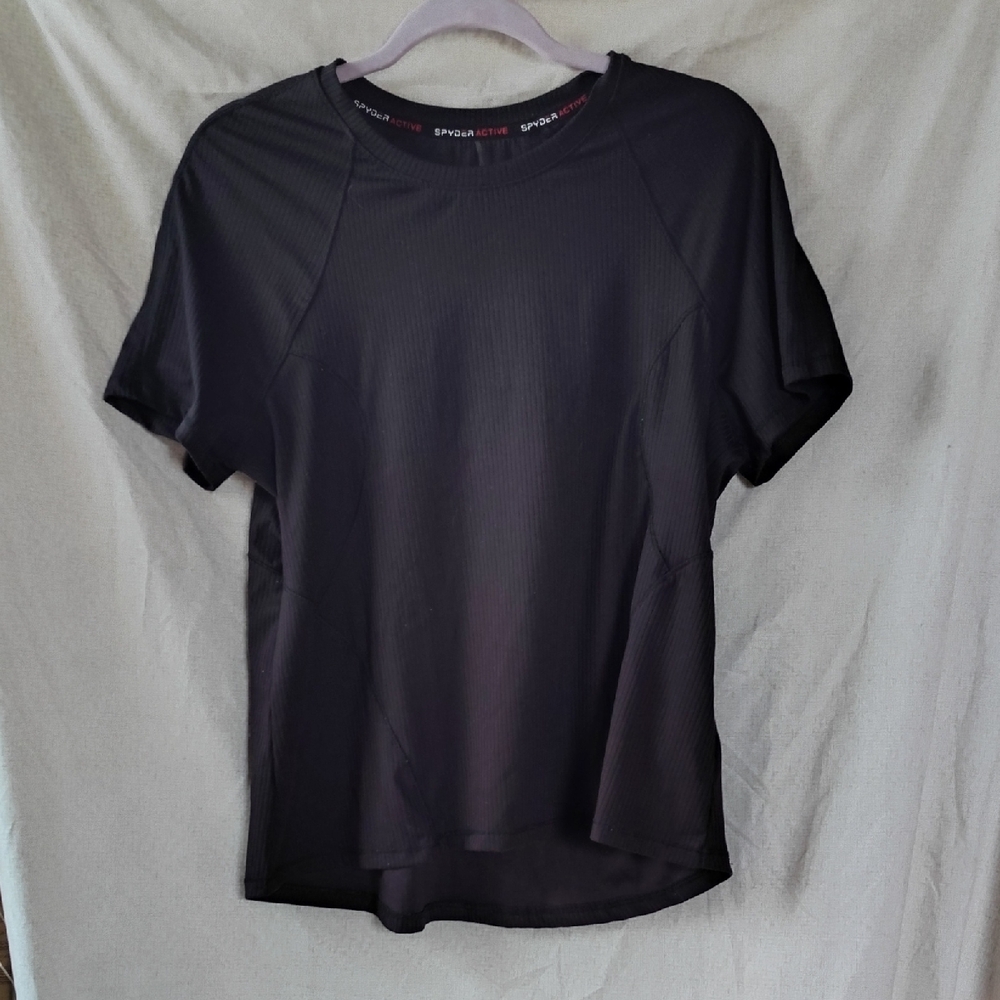 Spyder Black Short Sleeve Women's Tee
